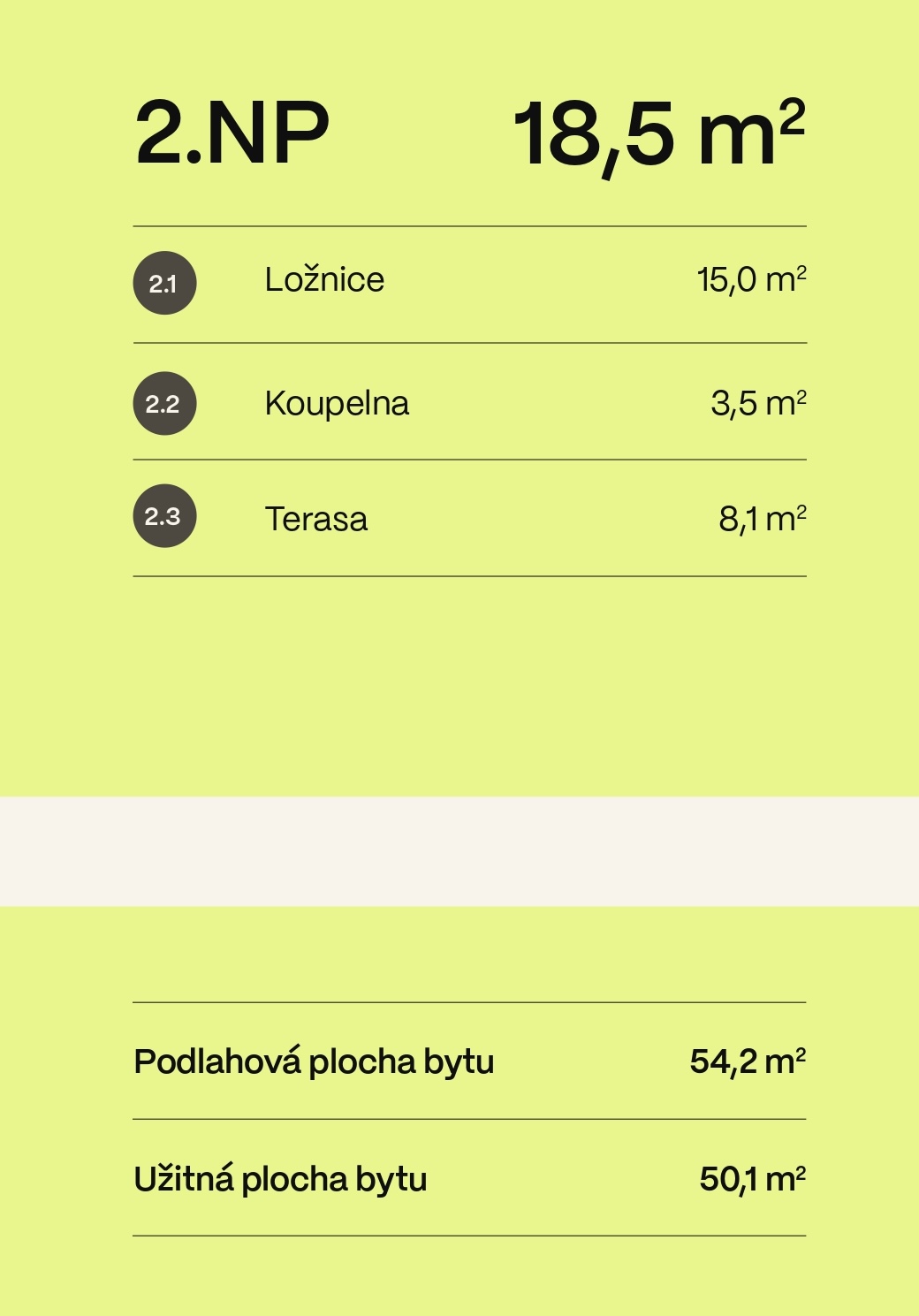 16.A - druhé patro data