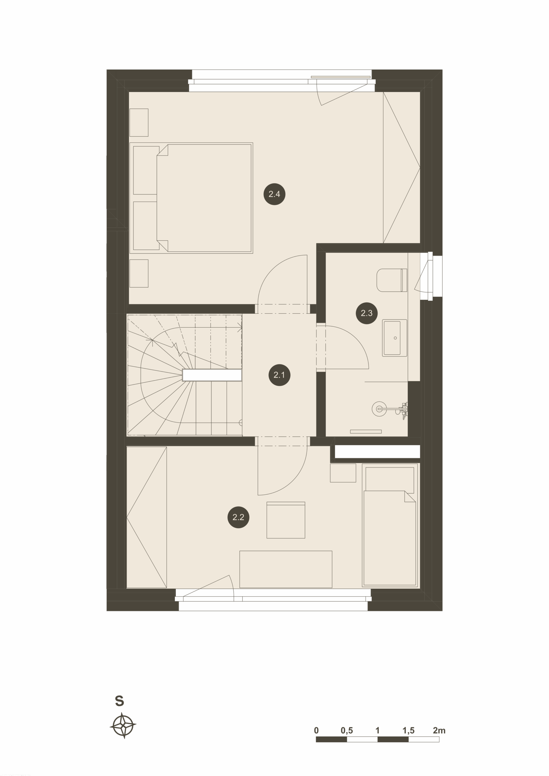 05.C - 2. patro půdorys