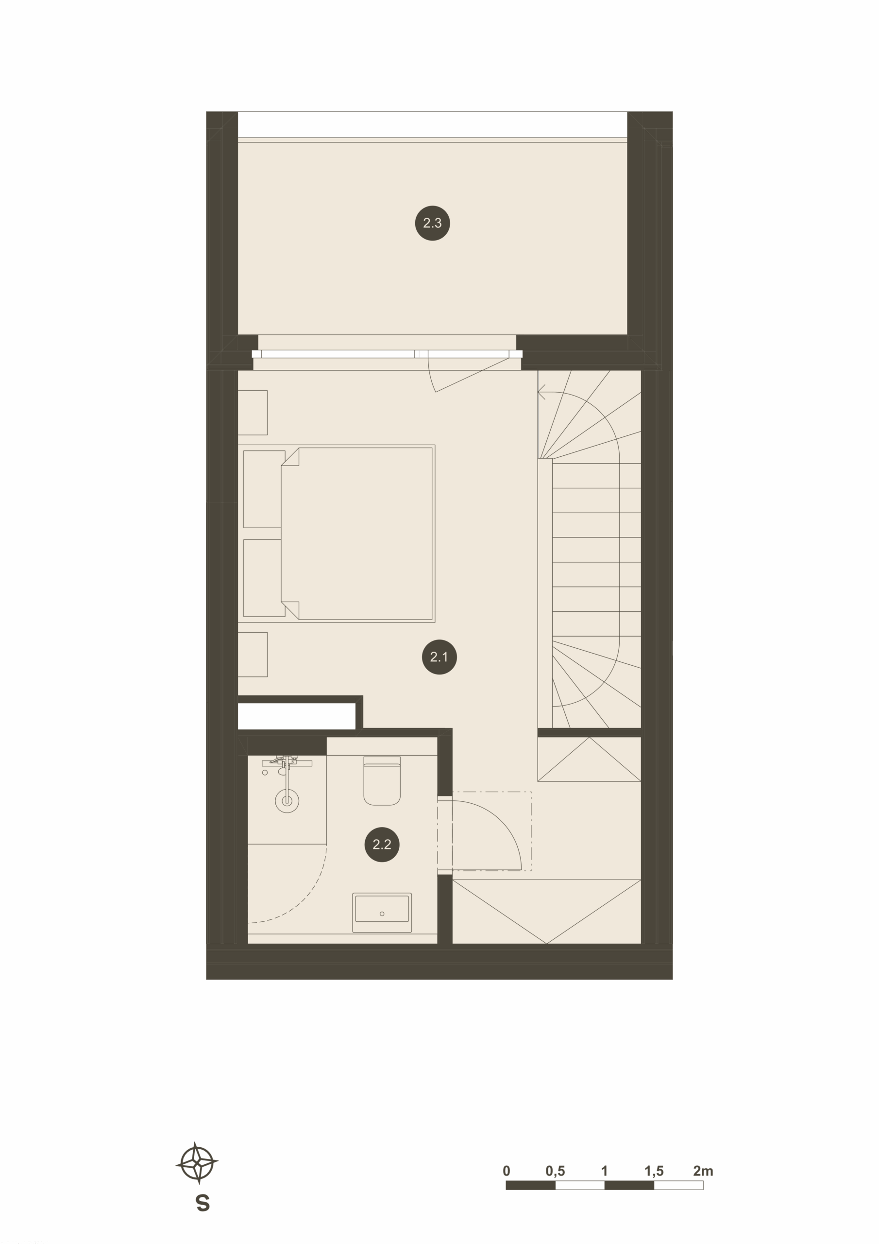 11.B - 2. patro půdorys
